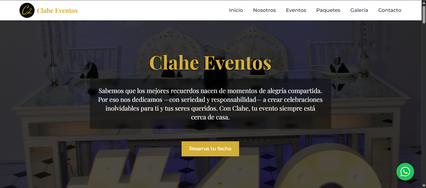 Preview de Clahé Eventos